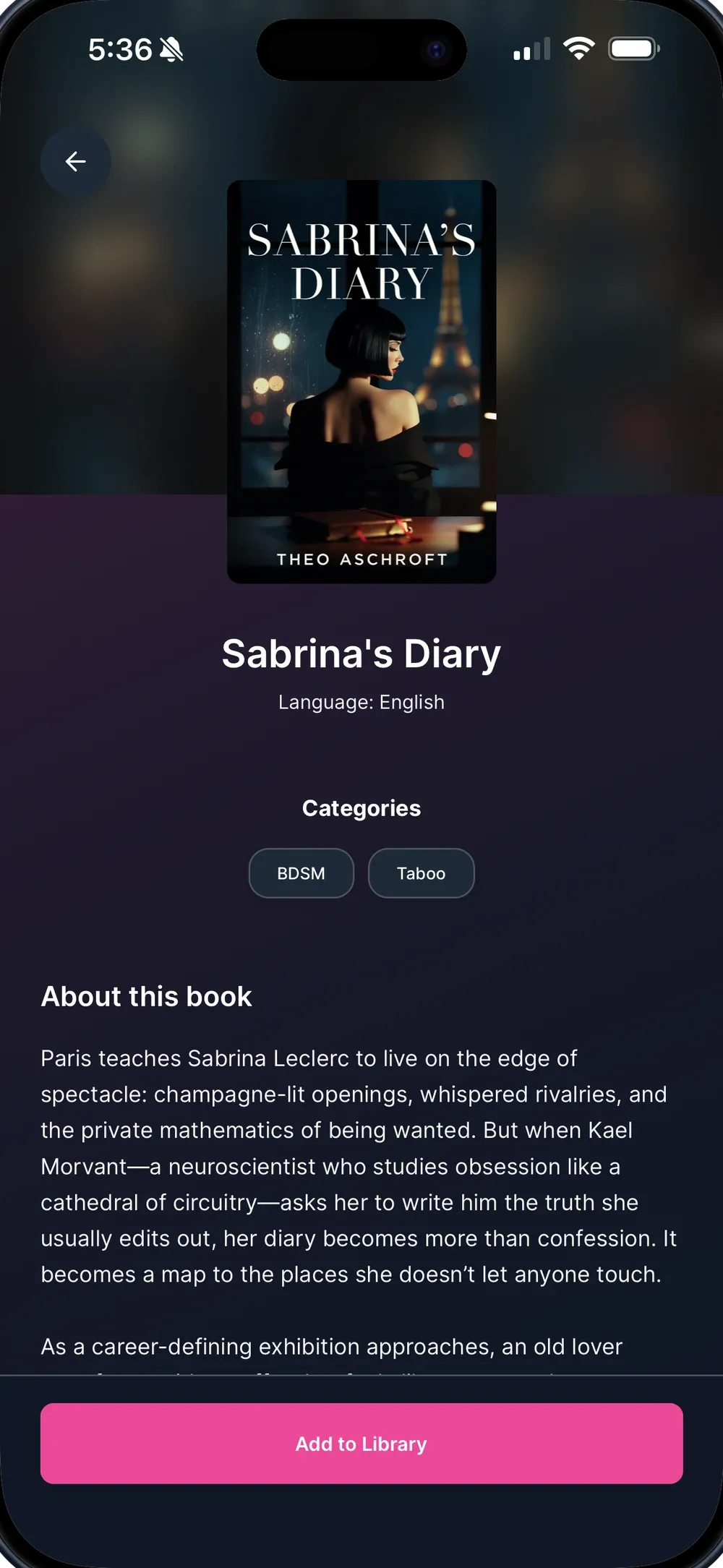 Velvet Reads — Book details