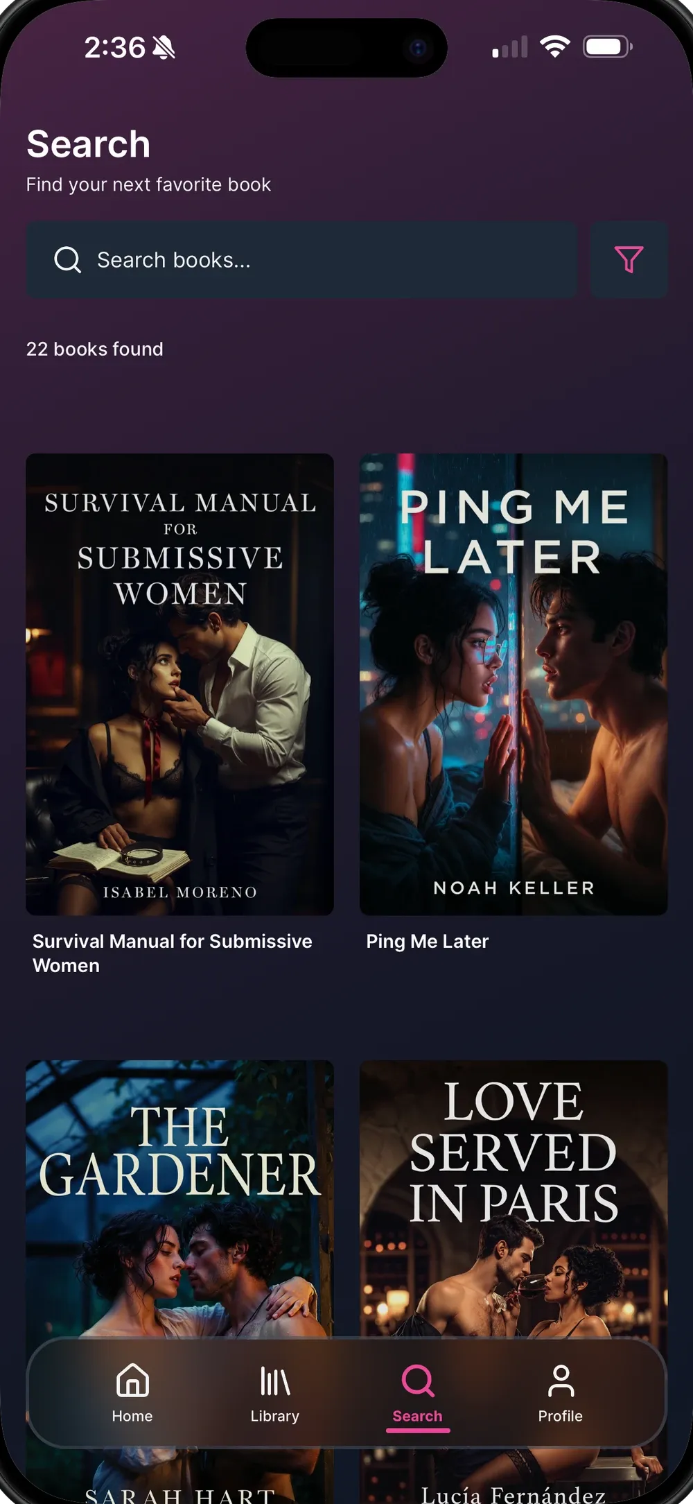 Velvet Reads — Home and trending