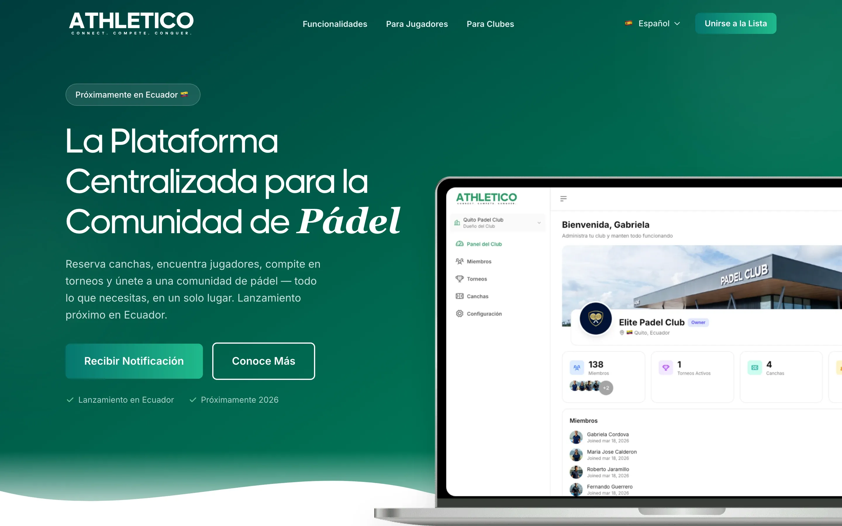Athletico — The website