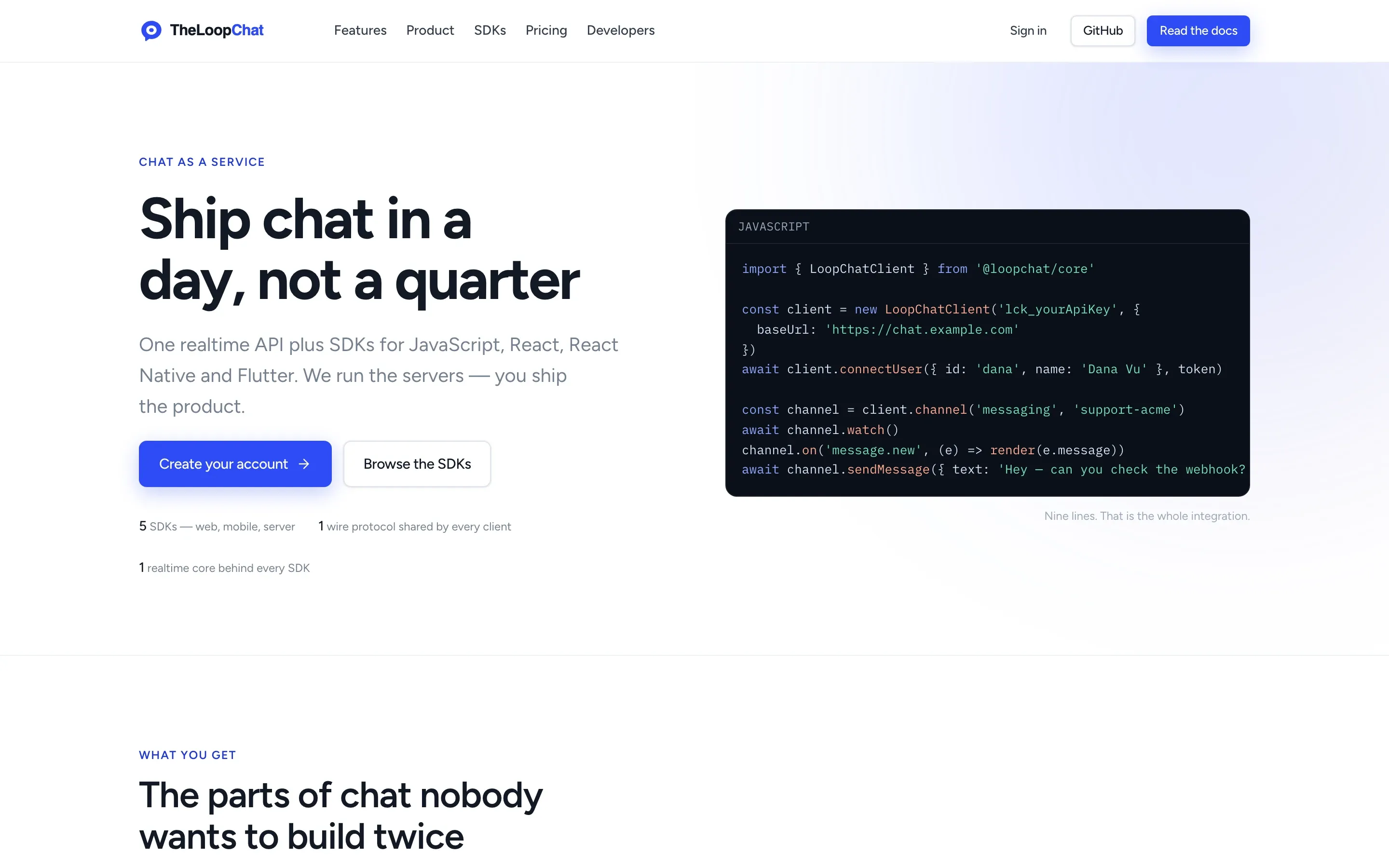 TheLoopChat — The website