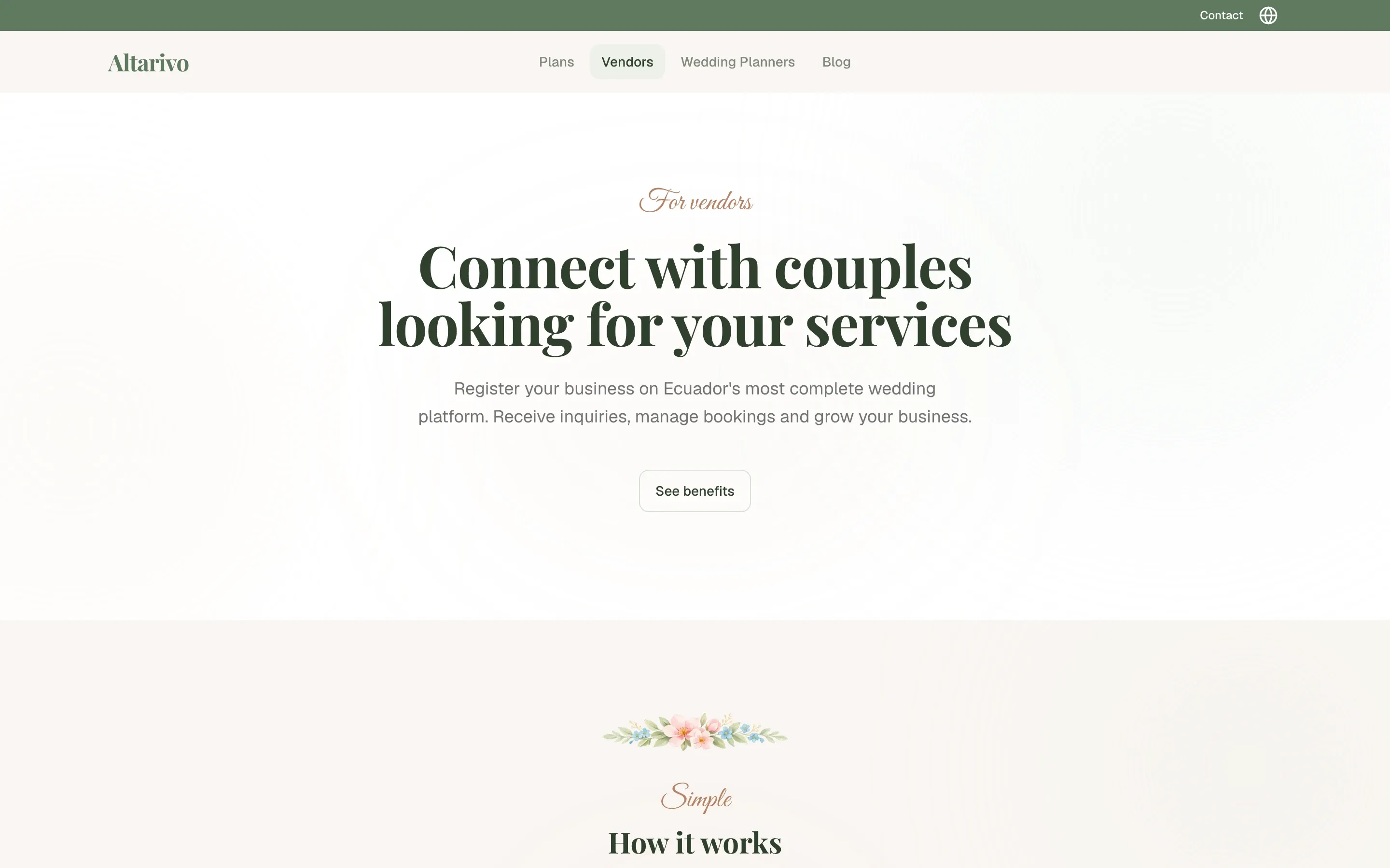 Altarivo — For vendors